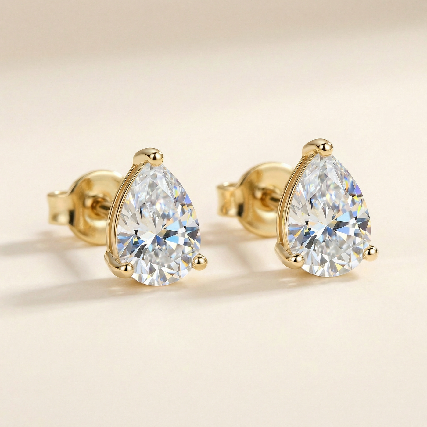 עגילי טיפה צמודים - יעל