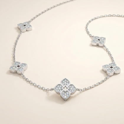 שרשרת פרחים - עינב